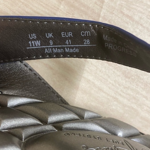 Life Stride Progress Blue Sandals Women Size 11 Active Arch - Picture 6 of 6